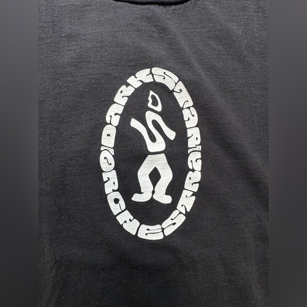 Vintage Y2K Dark Star Orchestra Black Long Sleeve Center Logo Shirt Large #1168 - Picture 2 of 6